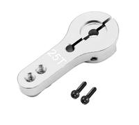 RC Decorative Accessories For Futaba For Savox For Xcore HL For HSP HD Power E9001 For AXIAL For SCX10 For WPL C24 C34 For MN D90 D91 MN99 25T M3 Metal RC Servo Arm Horn(Silver)