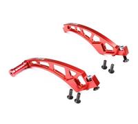 RC Decorative Accessories For LOSI For DBXL V1.0 For DBXL-E 1/5 GTBRacing CNC Aluminum RC Car Front Rear Chassis Brace Set Upgrade Parts(Red,Set)