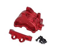 RC Decorative Accessories For Tamiya For TT02 Aluminum Front Or Rear Differential Gearbox Cover And Upper Arm Mount Stabilizer Upgrade Kit(Red)