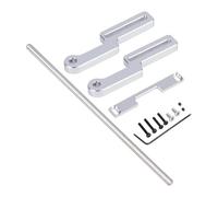 RC Decorative Accessories For TRX4M For Defender For Bronco 1/18 Aluminum Front Bumper RC Crawler Car Accessories Upgrades Parts(Silver)