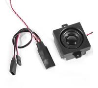 RC Diesel Engine Sound Module Simulator Variable Frequency 3.6-8V 5W Horn Speaker for Construction Truck Excavator Axial SCX10 black