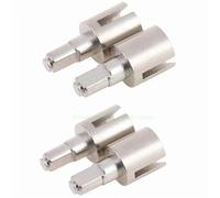 Rc Differential Cup For HSP 02032 For Buggy 1/10 Metal Universal Joint Cup C 4Pcs RC Car Monster Truck Spare Parts Modified Replacement Trucks(Silver)