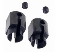 Rc Differential Cup For HSP For Redcat For Volcano EPX Pro 1/10 Steel Drive Cup A 02034 2pcs Monster Truck Brontosaurus Exceed RC Car Upgrade Parts(Black)
