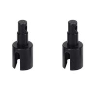 Rc Differential Cup For Losi For Baja For Rey 1/10 45 Steel Front Outdrive Cup Set 12.9x25.2mm RC Car Upgrade Parts Modified Replacement Crawlers(Black)