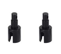 Rc Differential Cup For Losi For Baja For Rey 1/10 45 Steel Front Outdrive Cups Set 12.9x25.2mm RC Car Upgrade Parts Modified Replacement Replace(Black)