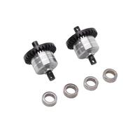 RC Differential Cup For Mjx For Hyper Go 14211 14210 H14BM 1/14 Scale Front Back Gear Differential Kit RC Car Upgrade Parts Replacement(Silver)