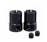 Rc Differential Cup For Redcat For Racing For Volcano Epx Pro For HSP Mod 1/10 Metal Universal Joint Drive Cup B 02016 Tsunami For Nitro RC Car Replacement(Black,2pcs)