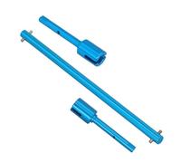 RC Differential Cup For Tamiya For TT02 For TT02B Metal Aluminum Alloy Main Transmission Propeller Central Drive Shaft RC Car Upgrades Parts Accessories(Blue)