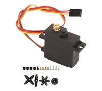 RC Digital Servo 17g Metal Gear Servo, Servo for RC Cars Boats Robots, 1/16 1/18 Scale with 4 Servo Arms, Vib Dam Pads, S sGea