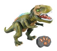 RC Dinosaur Roaring Toy - Electric Walking Figure, Light Spraying Interactive Creature, Remote Control Jurassic Model With Sound Motion Effects | Use Of Divert