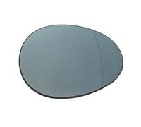 RC Door Wing Mirror Glass for Mini Cooper 2007 2008 2009 2010 2011 2012 2013 models Heated Mirror Right Side UK Driver Side BLUE TINTED (Right Hand Side - UK Driver Side)