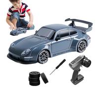 RC Drift Car 1:20 Scale - 4WD High Performance Remote Control Car, Stylish Retro Design with Rechargeable Battery | Custom Drift Course, Night Lighting, Double Tyres, Fun Gift for Kids Adults Friends