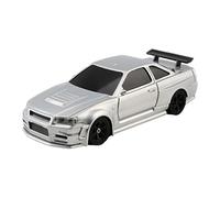 RC Drift Car, 1/43 Scale Remote Control Car with Lights Kit, Drift Tires, High Speed 15 KM/H, 2.4G Full Proportional RC System, Gift For Teens Adults (Gyro Version/Silver)