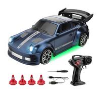 Rc Drift Car, 1:64 High Speed Remote Control Racing Car For Kids, 4WD 2.4GHz Mini Remote Controlled Drift Cars With Cool Light, Type-C Charging, Ergonomic Realistic Racing Auto For Teens Boys Girls