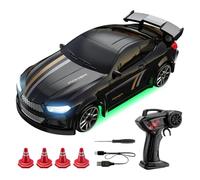 Rc Drift Car, 1:64 High Speed Remote Control Racing Car For Kids, 4WD 2.4GHz Mini Remote Controlled Drift Cars With Cool Light, Type-C Charging, Ergonomic Realistic Racing Auto For Teens Boys Girls