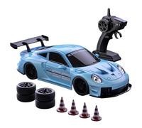 RC Drift Car, Fast-Charging System, Blue, Gray, Black, Remote Control Car, Radio Controlled Vehicle, LED Lighting, For Indoor And Outdoor
