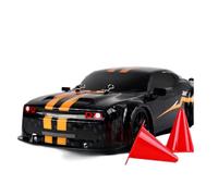 RC Drift Car for Adults, 1:14 Scale Rapid Drift Remote Control Car with High Speed, RC Vehicle with 2.4GHz Remote, 2 Driving Modes, LED Lights & Spare Wheels-Green