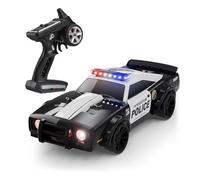 RC Drift Car for Adults, 1/16 Scale Remote Control Police Car with High Speed 35+KM/H, 2.4G Remote Control, Dynamic Lighting Modes, Gift for Teens Adults