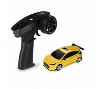 RC Drift Car for Adults, MG044 1/43 Scale High Speed Remote Control Car, 2.4G Remote Control, Dual Mode, Realistic Lights, Proportional Throttle, Gift for Teens Adults (Yellow)