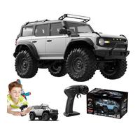 RC Drift Car - Model 1 16 Waterproof Truck All Terrain Approx. 24 cm | Crawler Model with LED Lights Truck 2.4 GHz for Entertainment Children Adults in the Home Garden Parties Birthday Gift