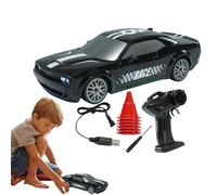 RC Drift Stunt Car - 4WD Rechargeable Remote Control, High-Speed | Portable LED Racing Vehicle, Electric Competitive Car Model, Perfect Present For Kids Lovers Outdoor Play