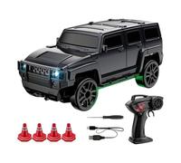 RC Drift Truck, Rechargeable 4WD Power, 1:64 Scale, Remote Control Car, 2.4GHz Racing Truck, Mini Drift Vehicle, Light Up Feature, Indoor Outdoor Desktop Drifting Fun For All