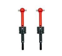 Rc Drive Shaft Parts For Tamiya For TT-01 For TT-02 TA04 53792 1/10 Metal For Universal CVD Drive Shaft RC Car Upgrade Replacements Parts(Red,2pcs)