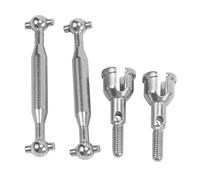 RC Drive shafts Compatible With SG1603 For SG1604 1/16 RC Car Upgrade Parts Replacement Accessories 2Set Metal Rear Drive Shaft Dog Bone