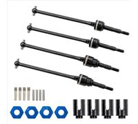 RC Drive shafts Compatible With Traxxas For Slash 4X4 For Rustler 2WD For Huanqi 727 1/10 RC Car Upgrade Parts 4PCs Steel Drive Shaft Dog Bone CVD