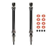 rc DriveShafts Compatible With ARRMA For Outcast For Kraton ARA102690 ARA102692 1/10 Rc Car Upgraded Parts 2pcs Front And Rear CVD Drive Shaft(Black)