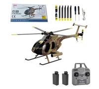 RC ERA C189 MD500 RC Helicopter with 6-Axis Gyro, 2.4G 4CH Single-Rotor US Rescue RC Helicopter Model with Altitude Hover & Optical Flow Positioning - RTF