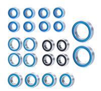 Rc Flange Bearings For Trx4 For Bronco For Defender 1/18 22PCS Steel Bearing Wheel Hub Axle Transmission Sealed RC Crawler Car Part