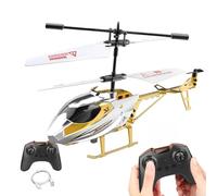 RC Flying Helicopter for Kids - Lightweight Aircraft Construction, Button Lift Return, Balanced Sky Motion, Kid Friendly Steering | Home Play Training Introduction Level Aviation Fun