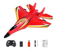 RC Flying Toy Plane - Night Flght Glow Feature, Long Lasting Waterproof Stunt Glider | High Speed Twin Motors, Interactive Outdoor Flying Machine For Children Kindergarten School Yard Beginners