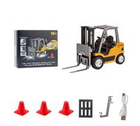 RC Forklift Truck, 1/64 2.4GHz Mini Alloy Remote Control Forklift