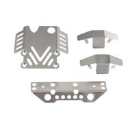 Rc Frame Chassis For Hyper GO For MJX H12Y 1/12 Stainless Steel Front And Rear Chassis Protector Skid Plate RC For Climbing Car Truck Replacement