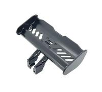 Rc Frame Chassis For WpL 1/14 1/12 CNC Adjustable Alloy Spoiler Mount Wing Bracket Set Rc Car Parts Accessories Upgrades Replacement And Repair(Black)