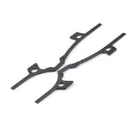 RC Frame Components For Element For Enduro For SCX10 III For Capra For TRX4 AR44 AR46 Carbon Fiber For Chassis Kit RC Crawler Portal Axle Builds(Carbon Rails)