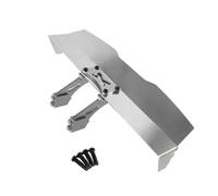 Rc Frame Plate For MJX For Hyper GO 16207 H16PL 1/16 Metal Tail Wing RC Car Off-road Tracked Vehicles Parts Accessory Upgrades Replacement And Repair(Silver)
