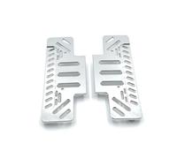 Rc Frame Plate For MN For MN128 MN86 G500 1/12 Metal Foot Pedals Remote Control Car Tracked Vehicles Parts Accessories Upgrades Replacement(Silver)
