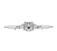 RC front rear axle Compatible With Axial For SCX10 II 90046 90047 RC Crawler Truck Cars Upgrade Parts Replacement Accessories Front Rear Axle Bridge(Silver,Rear)