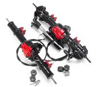 RC front rear axle Compatible With D90 TF2 1/10 RC For Rock Crawler Car Upgrade Modification Parts Aluminium Alloy Front Rear Axle Differential Lock(1set)