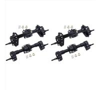 RC front rear axle Compatible With FMS For FCX24 1/24 RC Car Upgrades Parts Modification Spare 2X Metal Complete Front Rear Portal Axle Gear