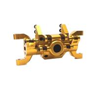 RC front rear axle Compatible With HB ZP1001 ZP1002 ZP1003 ZP1004 1/10 RC Car Upgrade Parts Modification Accessories 2Pcs Front Rear Axle Bridge(Yellow,Front)