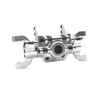 RC front rear axle Compatible With HB ZP1001 ZP1002 ZP1003 ZP1004 1/10 RC Car Upgrade Parts Modification Accessories 2Pcs Front Rear Axle Bridge(Silver,Front)