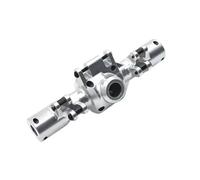 RC front rear axle Compatible With HB ZP1001 ZP1002 ZP1003 ZP1004 1/10 RC Car Upgrade Parts Modification Accessories 2Pcs Front Rear Axle Bridge(Silver,Rear)