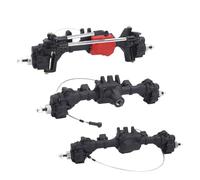 RC front rear axle Compatible With Traxxas For TRX-4 6WD 1/10 RC Crawler Upgrades Parts Front Middle Rear Portal Complete Axles T-Lock Differential(1set)