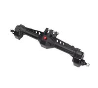 RC front rear axle Compatible With Vanquish VS4-10 For Phoenix F10 For LCG 1/10 RC For Chassis Crawler Car Parts Front Rear Portal Axle Complete Set DIY(Black,Rear)