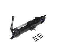 RC front rear axle Compatible With WPL C14 C24 For Feiyu For JJRC 1/16 Remote Control Car Upgrade Parts Modification Spare Front Axle Assembly(Black)