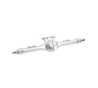 RC Front Rear Axles Set For Axial For SCX10 II For Vanquish VS4-10 For Phoenix F10T 1/10 Aluminum Front Rear Straight Axle Complete Upgrade Parts RC Crawler(Silver,Rear)